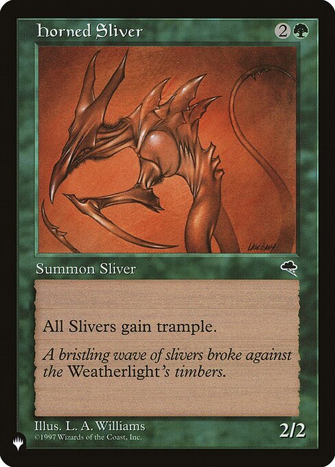 Horned Sliver (TMP-234) [The List]