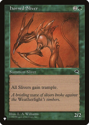 Horned Sliver (TMP-234) [The List]