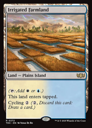 Irrigated Farmland (372) [Tarkir: Dragonstorm Commander]