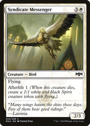 Syndicate Messenger (25) [Ravnica Allegiance]