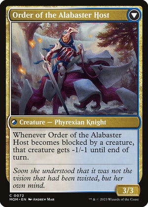 Order of the Mirror // Order of the Alabaster Host (72) [March of the Machine] Reverse