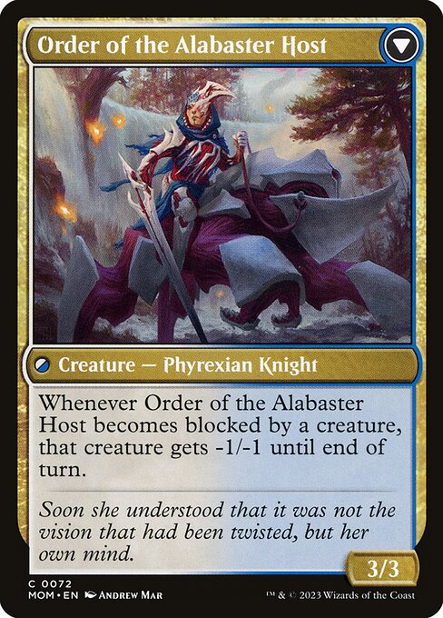 Order of the Mirror // Order of the Alabaster Host (72) [March of the Machine] Reverse