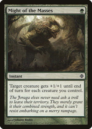 Might of the Masses (196) [Rise of the Eldrazi]