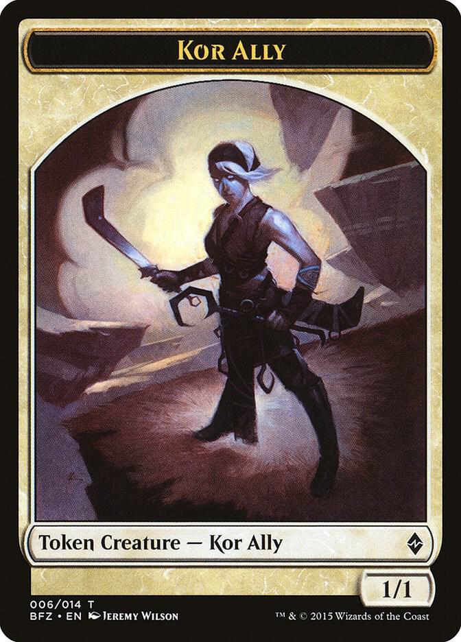 Kor Ally Token (6) [Battle for Zendikar]