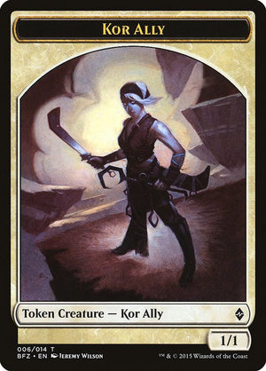 Kor Ally Token (6) [Battle for Zendikar]