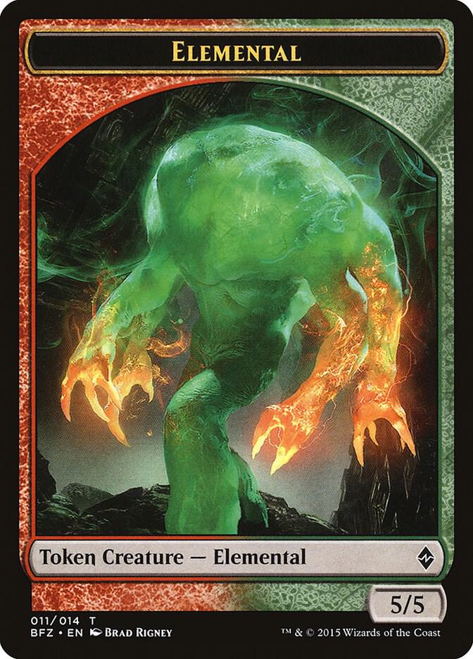 Elemental Token (011) [Battle for Zendikar]
