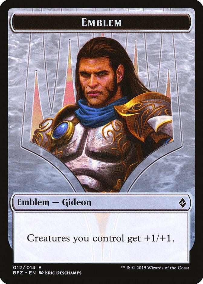Emblem - Gideon, Ally of Zendikar (12) [Battle for Zendikar]