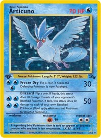 Articuno (2) (02/62) [Fossil (Unlimited)]