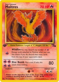 Moltres (27) (27/62) [Fossil (Unlimited)]