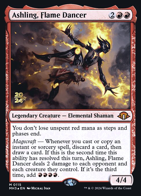 Ashling, Flame Dancer (115s) [Modern Horizons 3 Promos]