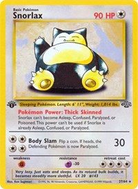 Snorlax (27) (27/64) [Jungle (Unlimited)]