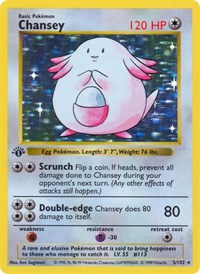 Chansey (003/102) [Base Set Shadowless]