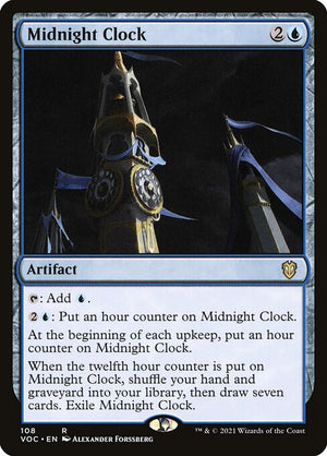 Midnight Clock (108) [Crimson Vow Commander]