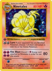 Ninetales (012/102) [Base Set Shadowless (Unlimited)]