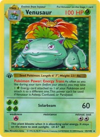 Venusaur (015/102) [Base Set Shadowless]