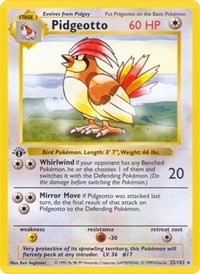 Pidgeotto (022/102) [Base Set Shadowless]