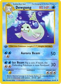 Dewgong (025/102) [Base Set Shadowless (Unlimited)]