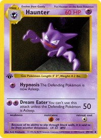 Haunter (029/102) [Base Set Shadowless (Unlimited)]
