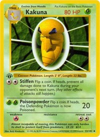 Kakuna (033/102) [Base Set Shadowless (Unlimited)]