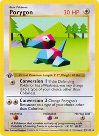 Porygon (039/102) [Base Set Shadowless (Unlimited)]
