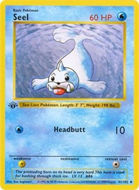 Seel (041/102) [Base Set Shadowless (Unlimited)]