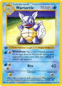 Wartortle (042/102) [Base Set Shadowless (Unlimited)]