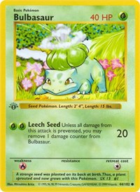 Bulbasaur (044/102) [Base Set Shadowless (Unlimited)]