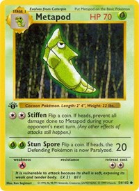 Metapod (054/102) [Base Set Shadowless]