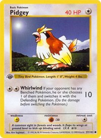 Pidgey (057/102) [Base Set Shadowless (Unlimited)]
