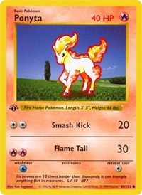 Ponyta (060/102) [Base Set Shadowless]