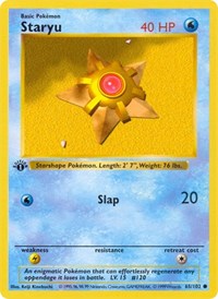 Staryu (065/102) [Base Set Shadowless (Unlimited)]