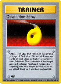 Devolution Spray (072/102) [Base Set Shadowless (Unlimited)]