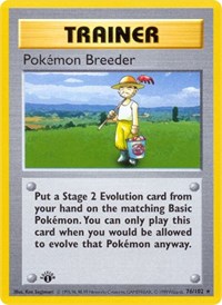 Pokemon Breeder (076/102) [Base Set Shadowless (Unlimited)]