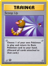 Scoop Up (078/102) [Base Set Shadowless (Unlimited)]