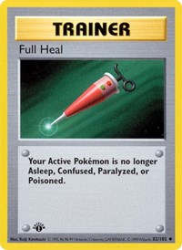 Full Heal (082/102) [Base Set Shadowless]