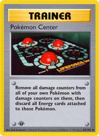 Pokemon Center (085/102) [Base Set Shadowless (Unlimited)]