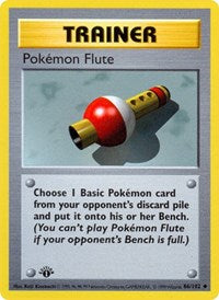 Pokemon Flute (086/102) [Base Set Shadowless (Unlimited)]