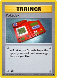 Pokedex (087/102) [Base Set Shadowless]