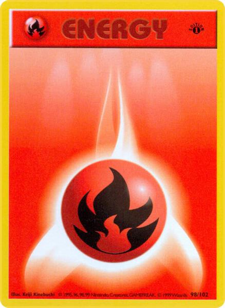 Fire Energy (098/102) [Base Set Shadowless (Unlimited)]
