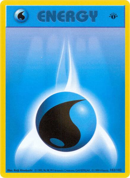 Water Energy (102/102) [Base Set Shadowless (Unlimited)]