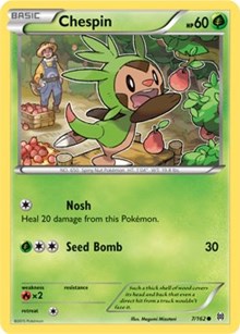 Chespin (7) (7/162) [XY BREAKthrough]