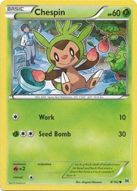 Chespin (8) (8/162) [XY BREAKthrough]