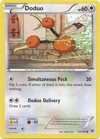 Doduo (115) (115/162) [XY BREAKthrough]