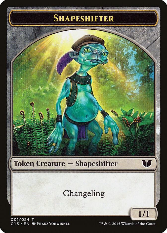 Shapeshifter // Shapeshifter Double-Sided Token (1 // 1) [Commander 2015]
