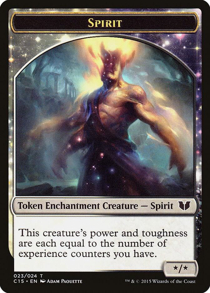 Spirit (023) // Cat Double-Sided Token (23 // 3) [Commander 2015]