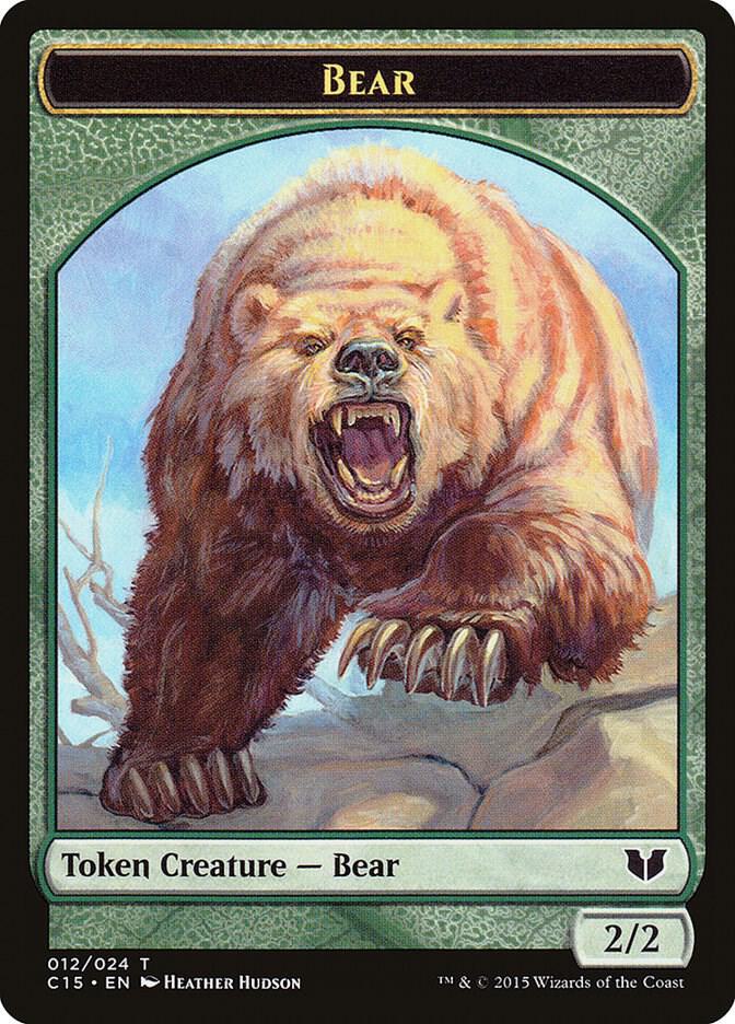 Bear // Spider Double-Sided Token (12 // 18) [Commander 2015]