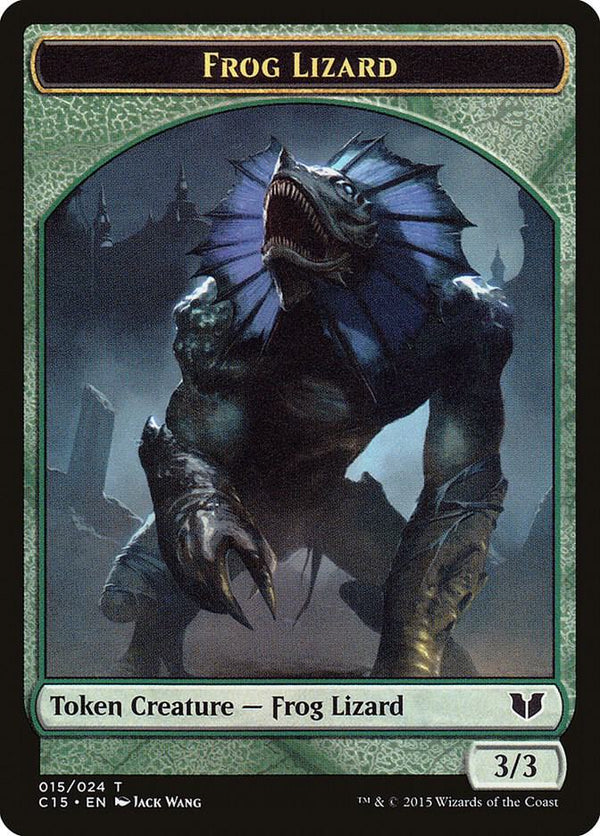 Frog Lizard // Germ Double-Sided Token (15 // 7) [Commander 2015]
