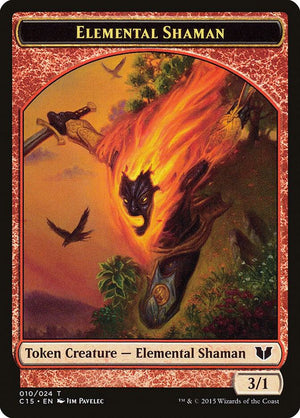 Elemental Shaman // Shapeshifter Double-Sided Token (10 // 1) [Commander 2015]