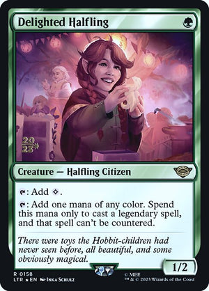 Delighted Halfling (158s) [Tales of Middle-earth Promos]