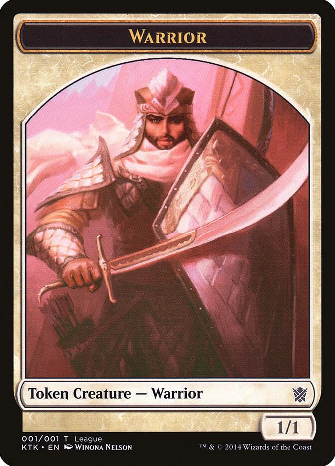 Warrior Token (1) [League Promos]